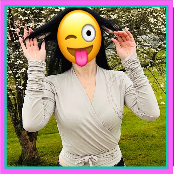 Tops - 🌼🌷🌼VERSACE SPORT WOMEN’S WRAP AROUND TOP🌼🌷🌼